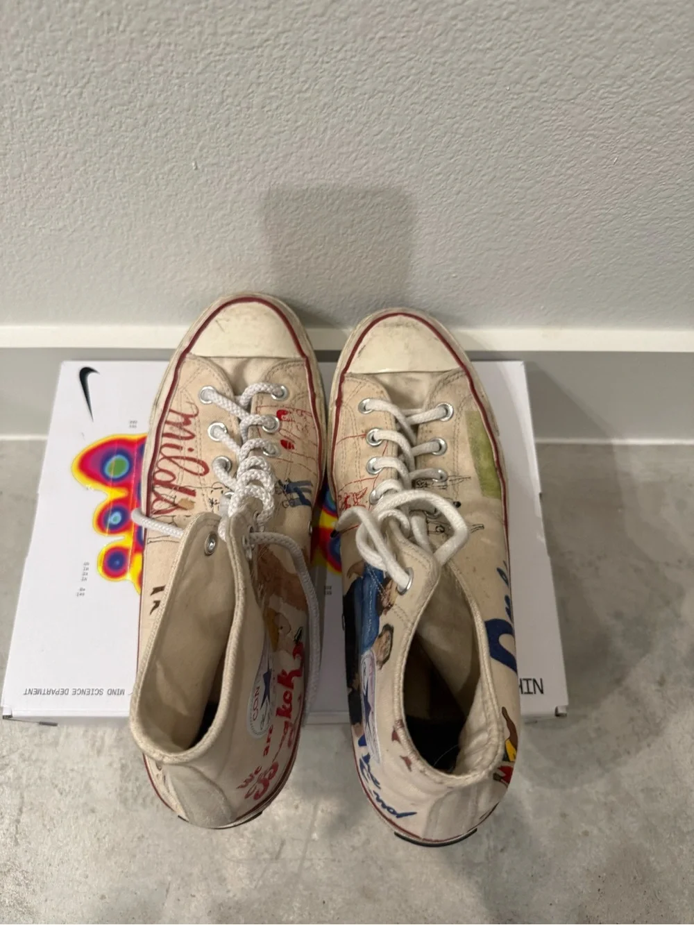 Tyler the Creator x Stephen McMullen Coverse Artiest Series Art Sneakers 10 - Picture 7 of 10